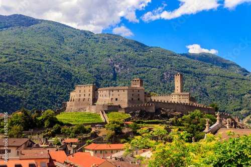 Castelgrande castle in Bellinzona, Switzerland