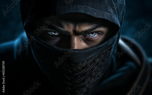A ninja in shadow