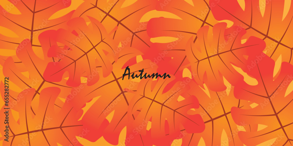Abstract background design with autumn theme.