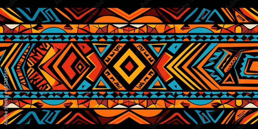 AFRICAN COLORFUL TRIBAL PATTERN AFRICAN COLORFUL TRIBAL PATTERN