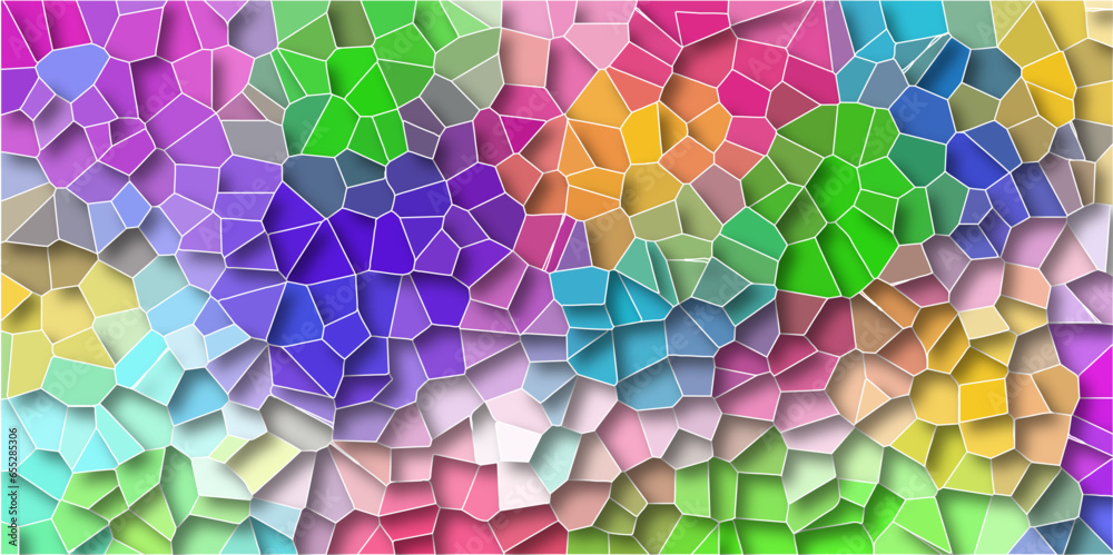 Abstract Low Polygon colorful gradient Generative Crystal texture background Geometric Retro tiles pattern background for interior solutions or covers. Mosaic or polygon elements background of crystal Abstract Low Polygon colorful gradient Generative Crystal texture background Geometric Retro tiles pattern background for interior solutions or covers. Mosaic or polygon elements background of crystal