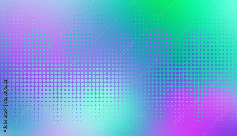 Abstract defocused horizontal background with pop art halftone dots. Vector image. Abstract defocused horizontal background with pop art halftone dots. Vector image.