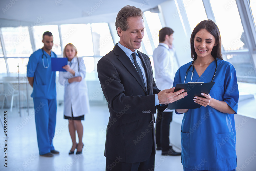 Doctor and businessman