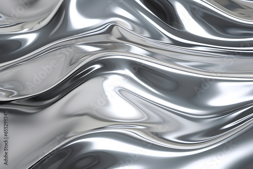 abstract silver metal background photo