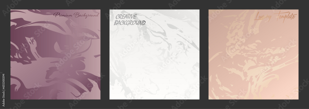 Abstract background. A set of templates for premium and luxury covers, posters, posters, brochures and prints. Colorful illustration for creative packaging design and creative design ideas