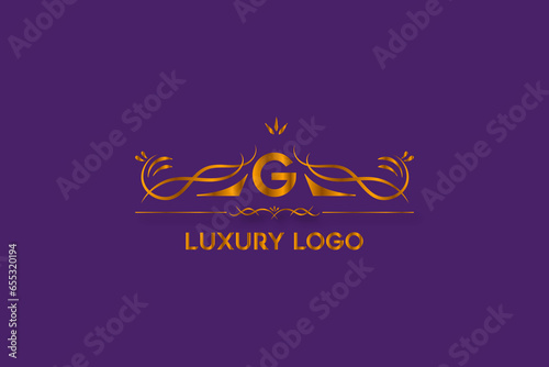 This is a luxury latter  brand logo design