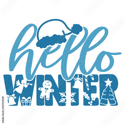 Hello Winter - Winter Illustration