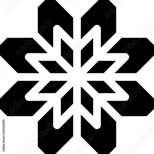 Snow flakes.