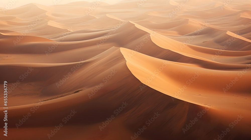 Sand dunes in the Sahara desert, Morocco. 3d rendering Stock Photo ...