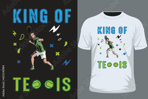 King of tennis t-shirt