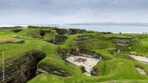 Skara Brae the best preserved Neolithic settlement in Western Europe. Found in the Orkney Islands