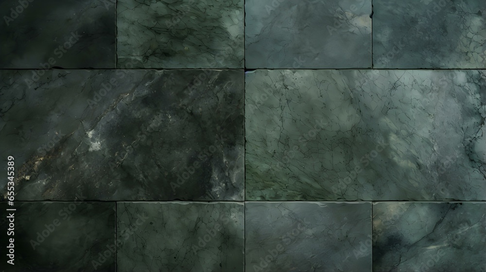 Pattern of Travertine Tiles in dark green Colors. Top View Pattern of Travertine Tiles in dark green Colors. Top View