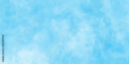 Blue texture painted paper with light color, Bright blue cloudy watercolor paper texture,Cloudy watercolor shades shinny and fresh blue sky background, Beautiful and cloudy blue paper texture,	