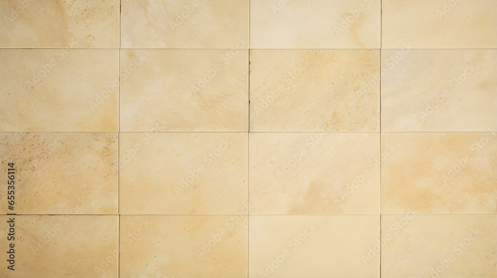 Pattern of Travertine Tiles in light yellow Colors. Top View Pattern of Travertine Tiles in light yellow Colors. Top View