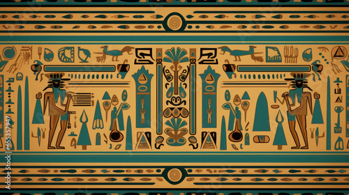 illustration of Egypt texture flat background photo