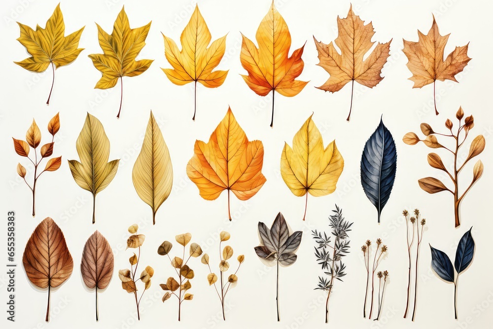 autumn leaves collection autumn leaves collection