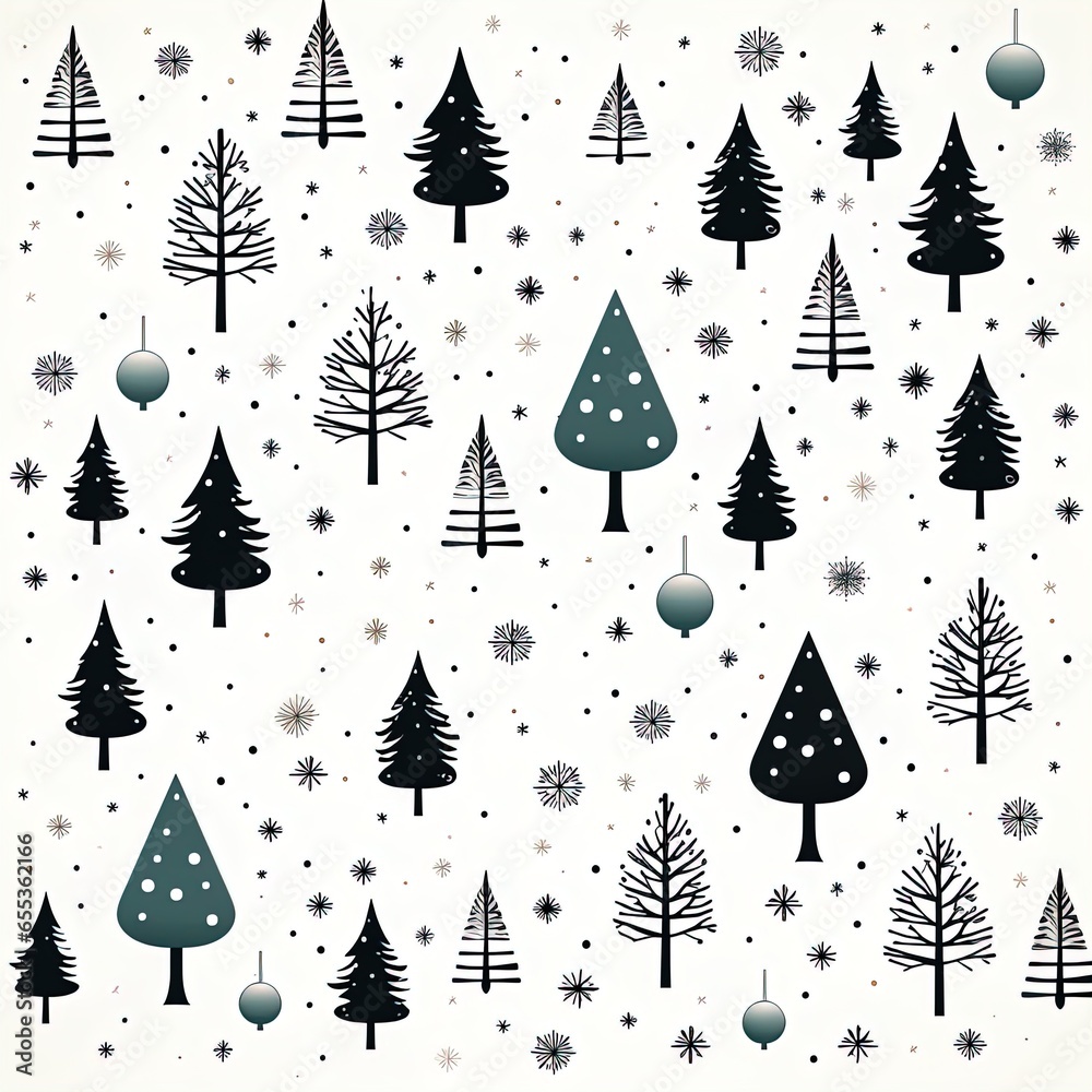 Christmas seamless pattern, wrapping paper Christmas seamless pattern, wrapping paper