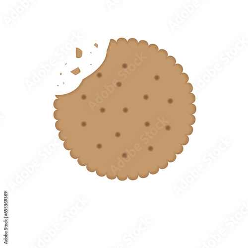 crispy biscuit cookie with bite