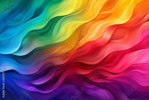 colorful spectrum. Generative AI