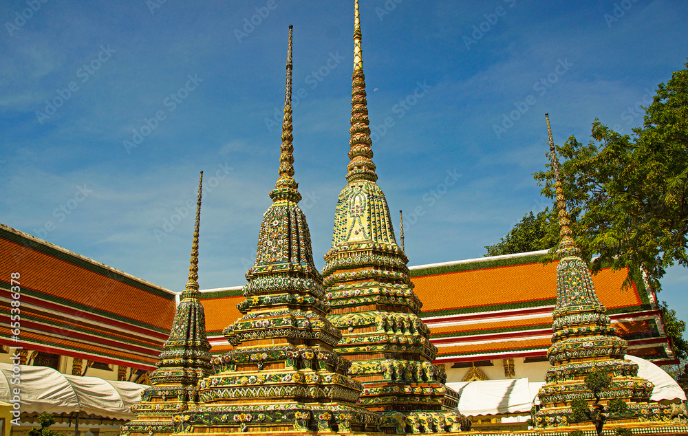 Fototapeta premium part of the buddhist temple Wat Pho in Bangkok