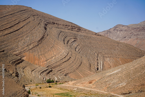 Morocco landscape in the Atlas mountain photo