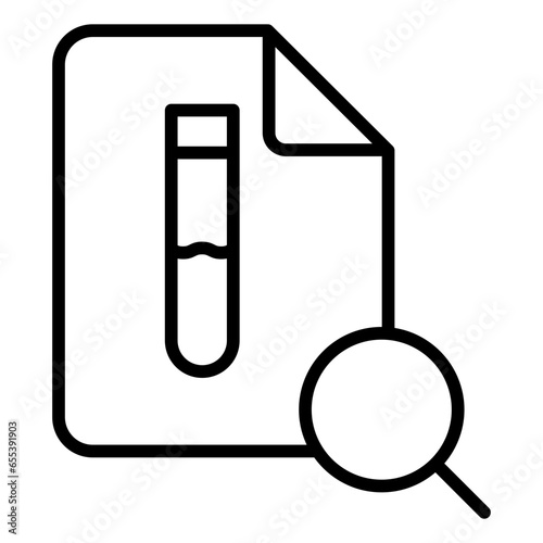 Outline Experimental Tube icon