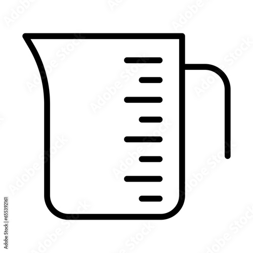 Outline Measuring cup icon