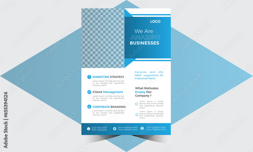 Obraz premium Business Flyer Design