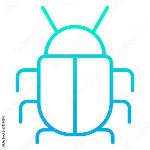 Outline gradient Insect icon