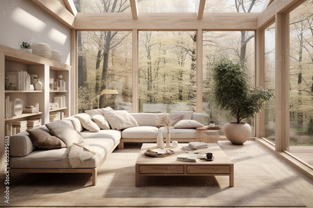 interior design Nordic style simple Scandinavian home
