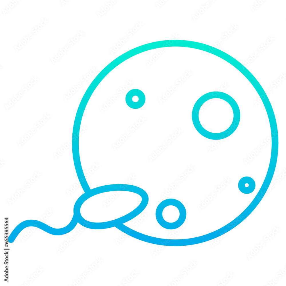 Outline gradient Insemination icon Outline gradient Insemination icon
