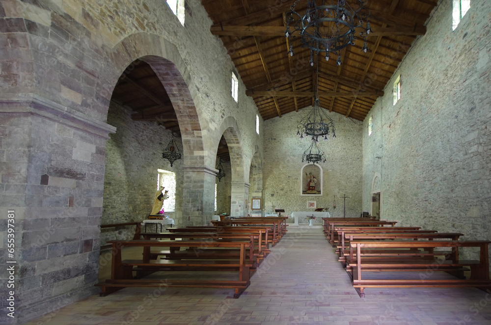 Roccascalegna - Abruzzo - Interior of the church of San Pancrazio