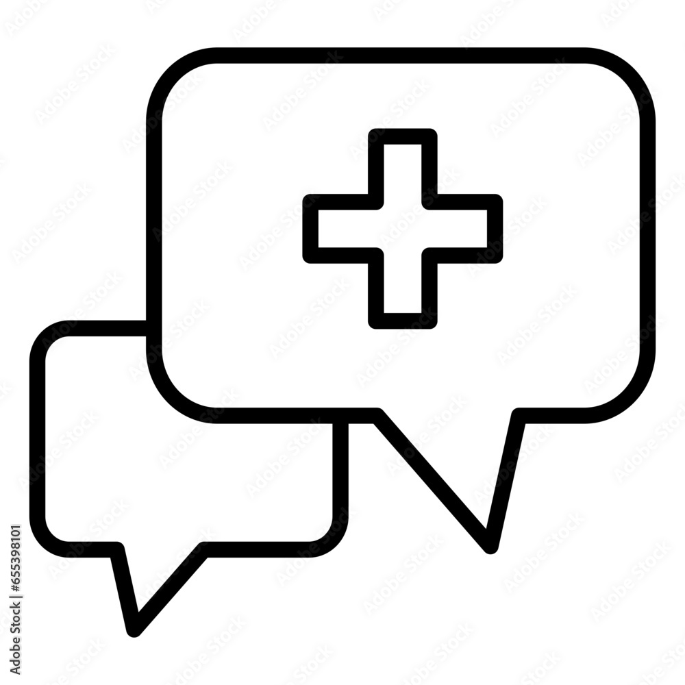 Outline Like Chat icon Outline Like Chat icon