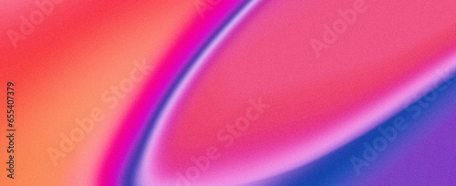 Retro grainy background pink magenta blue purple red orange abstract shapes noise texture summery banner header poster design