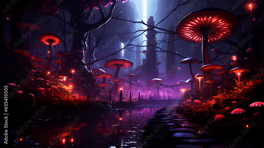 Nature vs. Technology: Generated AI. Nature vs. Technology: Generated AI.