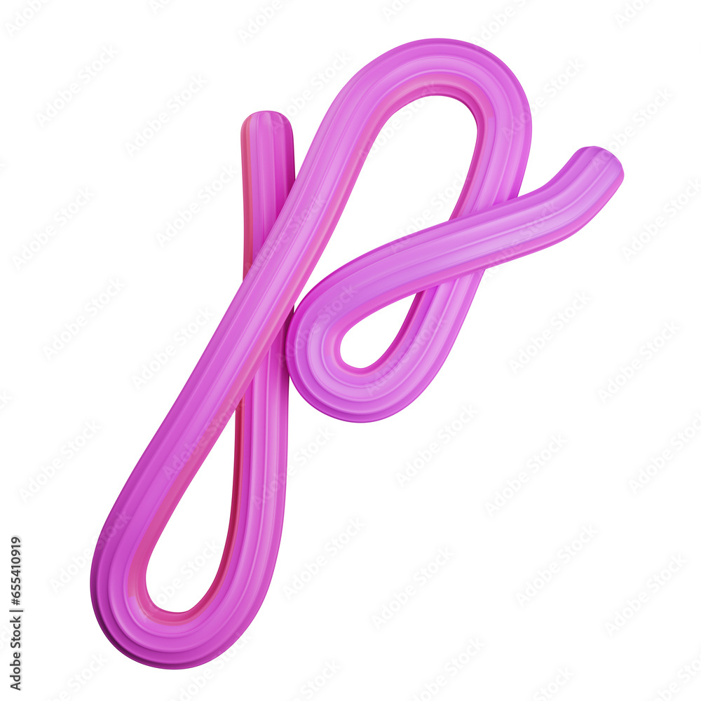 Fototapeta premium 3D Creamy Letter P