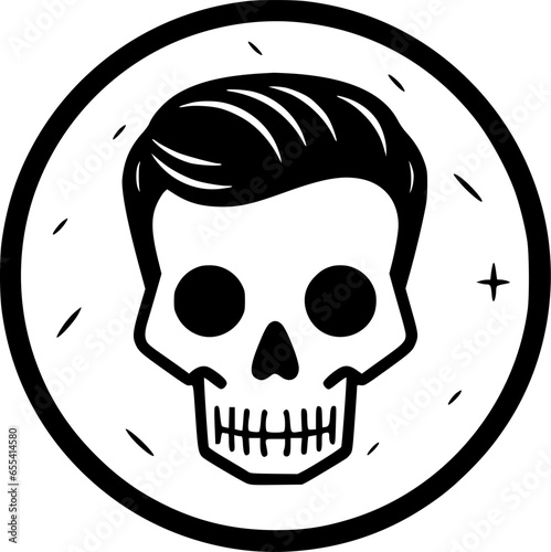 Skulls | Black and White Vector illustration