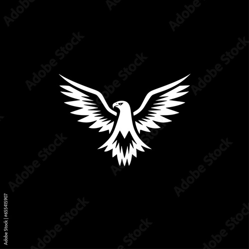 Eagle - Minimalist and Flat Logo - Vector illustration