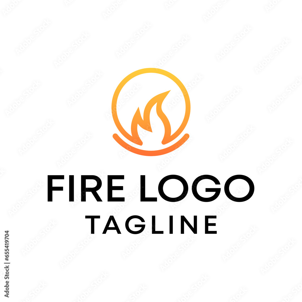 fire circle vector logo design
fire circle vector logo design