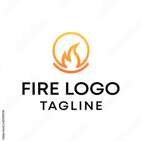 Free Download fire circle vector logo design
 - GFXLoad