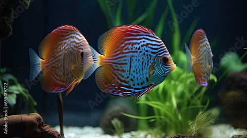 Discuss fish elegance in captivity