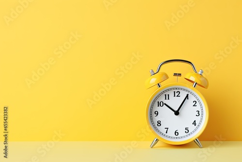 a minimal 3d analog alarm clock timer background