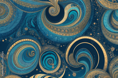 Seamless Serenity, Starry Night and Aesthetic Waves