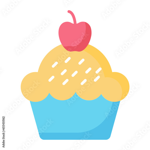 Cupcake Flat Icon