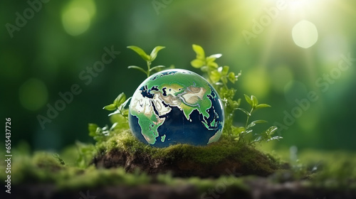 Earth Day. International Mother Earth Day. Environmental problems and environmental protection, copy space,