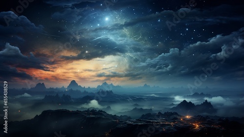 Celestial Event Sky Texture Background