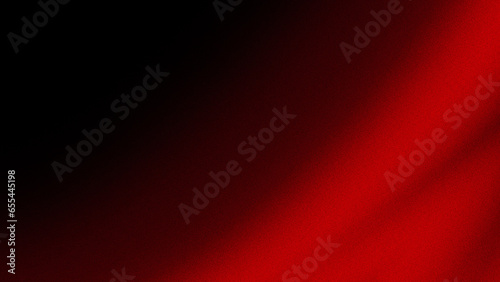 Fotografie, Obraz Red and black grain gradient background