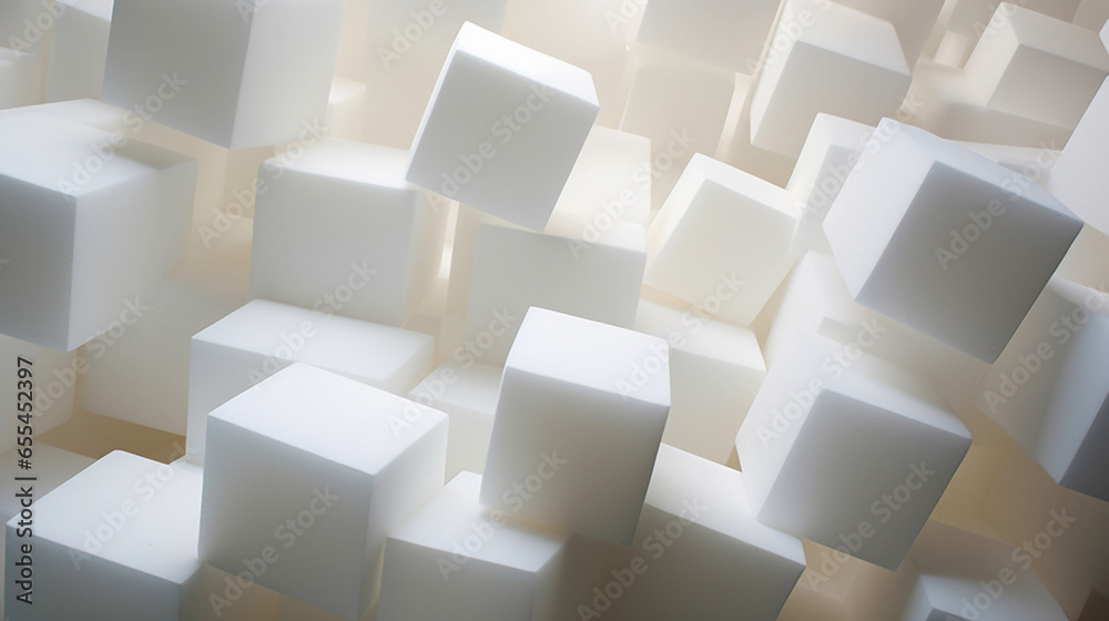 Elegant 3D Square Pattern on Any Material: A Fusion of Modernity and Timeless Design Elegant 3D Square Pattern on Any Material: A Fusion of Modernity and Timeless Design