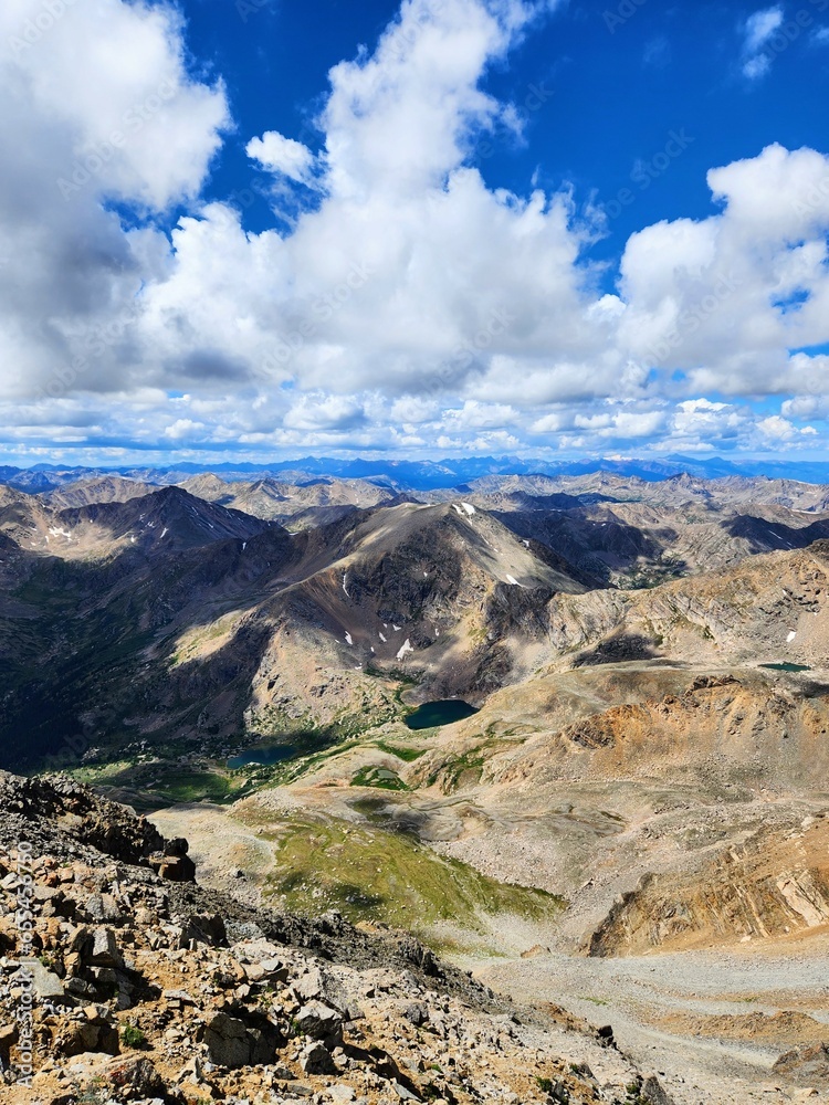 View from the summit of Mount Massive, Colorado