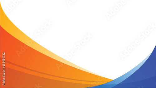 absract banner background gradient overlap composition blue and orange color with line shadow